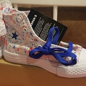 Girls custom All Star Chuck Taylor high top  11.5